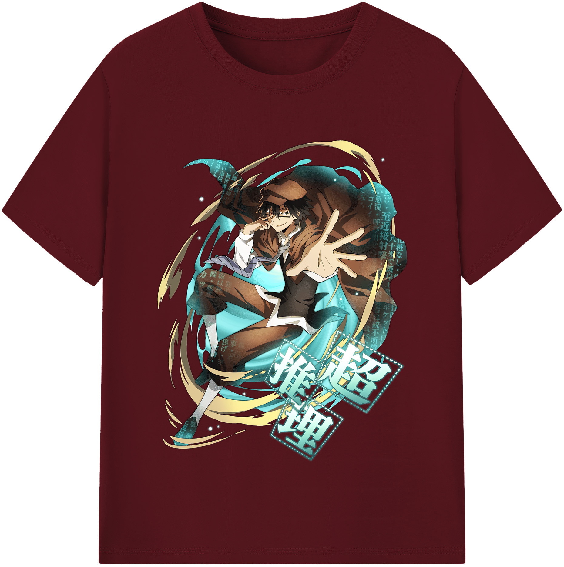 （画像用） 文豪ストレイドッグス Bungo Stray Dogs 綿100％半袖Tシャツ（フロントプリント）